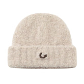 Original Design Embroidered Wool Knitted Hat