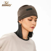 Iiing Hat Control Net Red Versatile Sports Headband Women'S Running Sweat-Absorbent Stretch Headband Autumn Knitted Headband