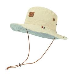 IIING hat control denim fisherman hat women's summer outdoor travel large brim mountaineering camping sunshade sun protection hat