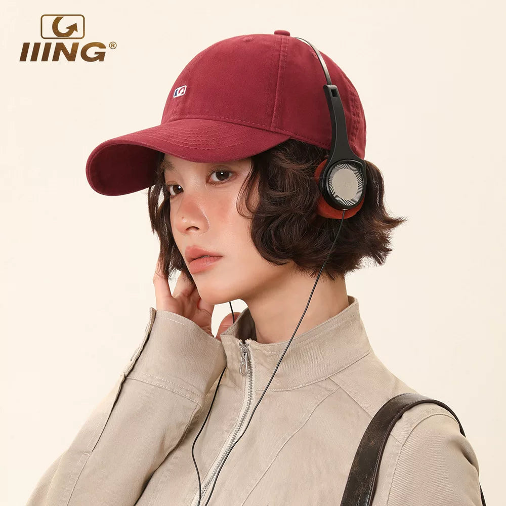 IIING hat control original design peaked cap for women, enlarged and deepened, fashionable and versatile, small baseball hat for men