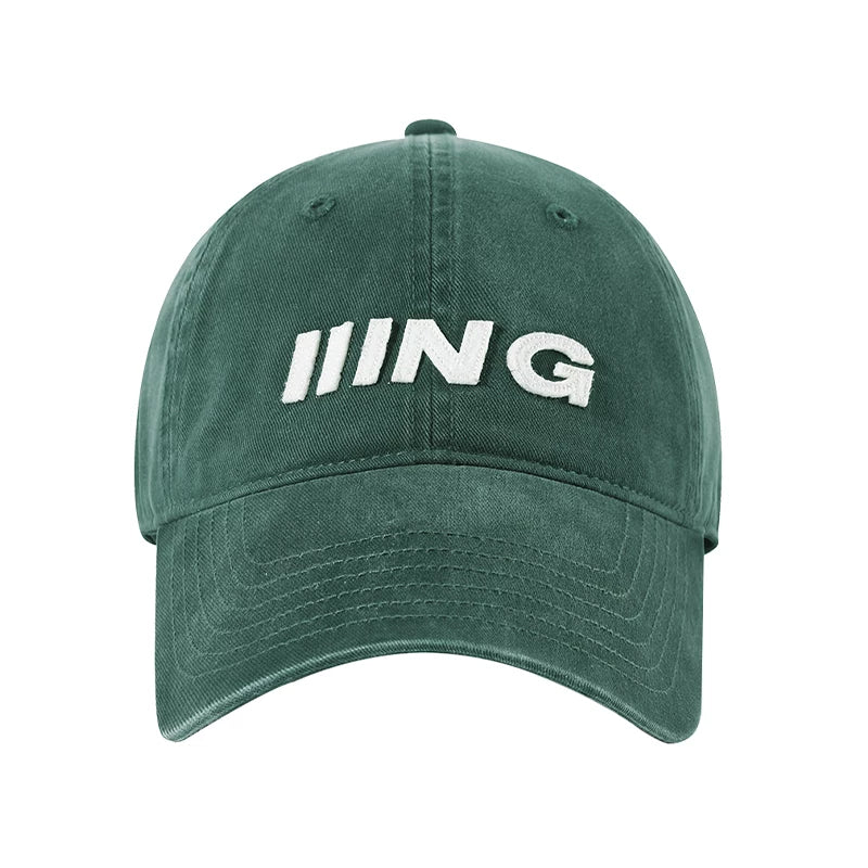 IIING Hat Control Dark Green Baseball Cap 2026 New Face Revealing Small Soft Top Peaked Summer Sun Shade Hat for Women