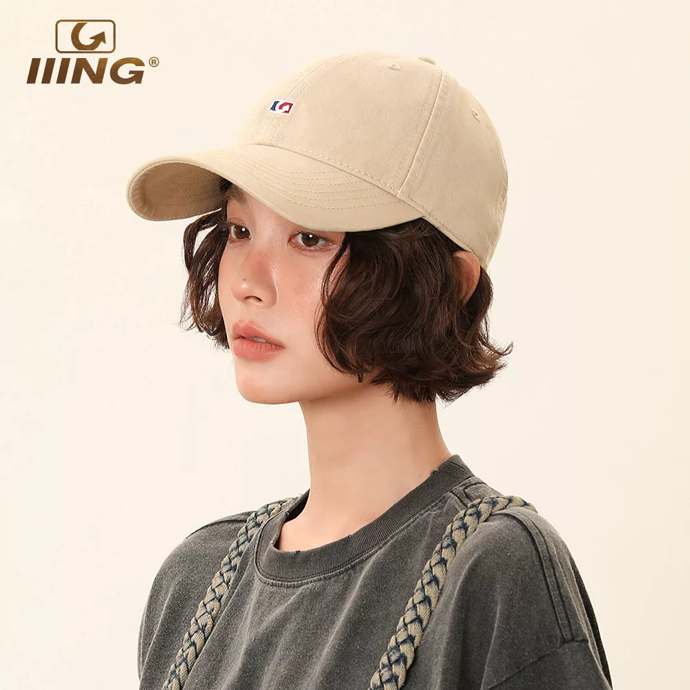 IIING hat control original design peaked cap for women, enlarged and deepened, fashionable and versatile, small baseball hat for men