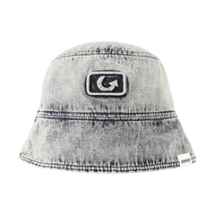 IIING hat control washed old denim fisherman hat women's summer fashion versatile sunshade big head circumference slim basin hat