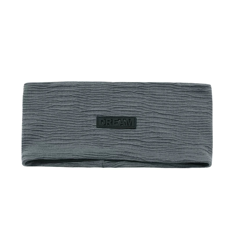 Iiing Hat Control Net Red Versatile Sports Headband Women'S Running Sweat-Absorbent Stretch Headband Autumn Knitted Headband