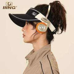 IIING Hat Control UPF100+ summer wide brim sun hat for women with empty top sun hat anti-UV sun hat
