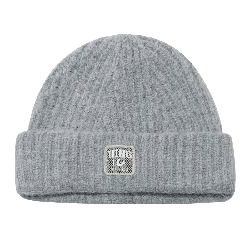 IIING hat control autumn and winter cold-proof and warm versatile woolen hat for women loose thickened big head circumference small knitted hat showing face